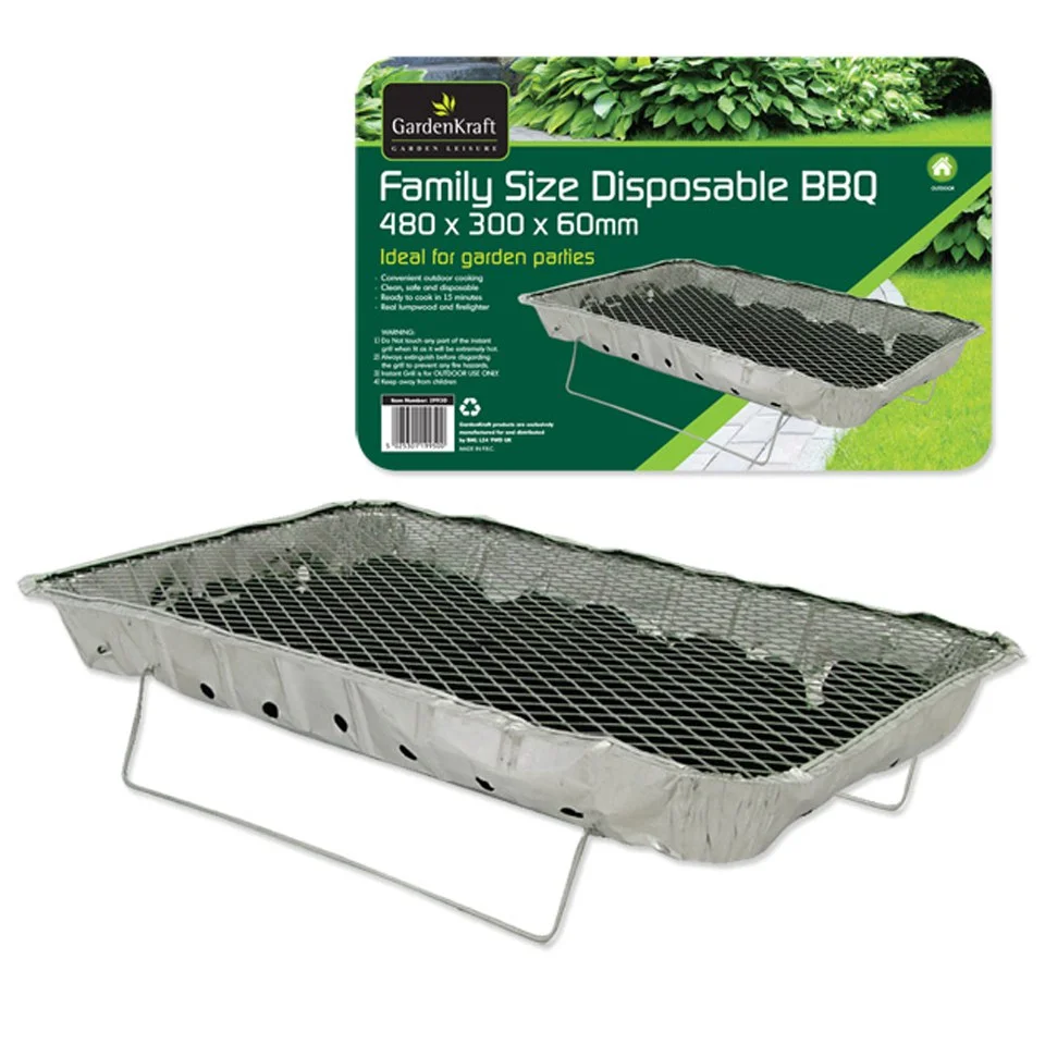 GardenKraft Family Size Disposable BBQ Bild 1