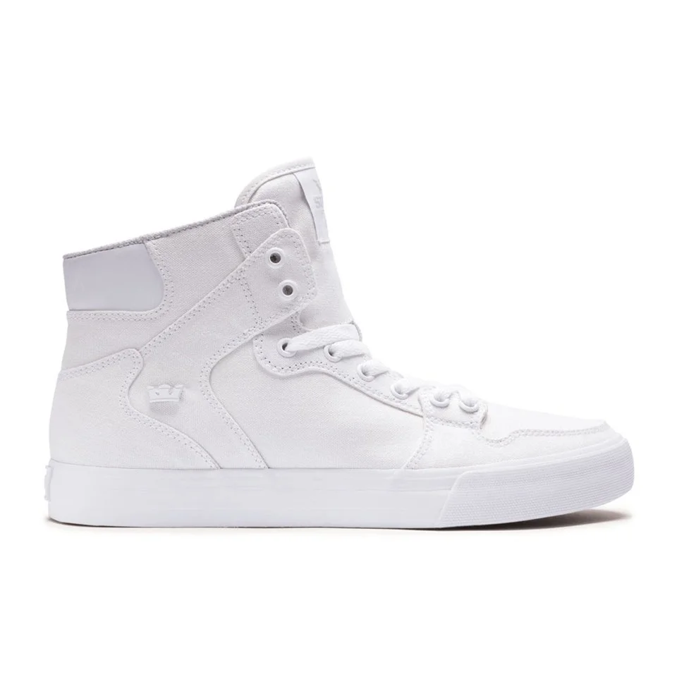 Supra Men's Vaider High Top Trainers - White - UK 6 - Weiß Bild 1