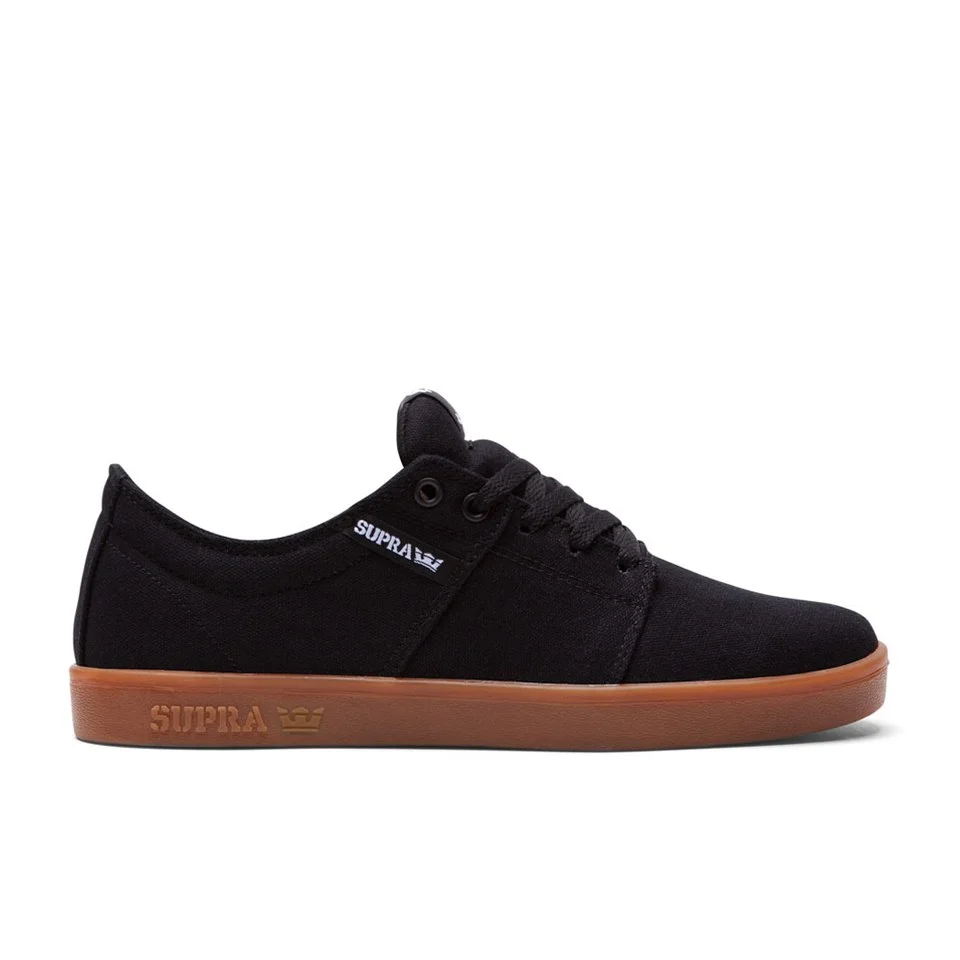 Supra Men's Stacks II Trainers - Black/Gum - UK 6 - Schwarz Bild 1