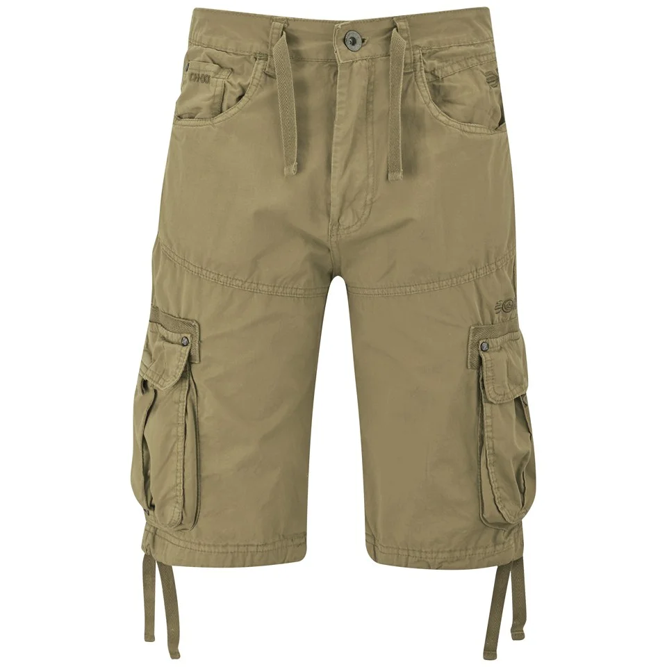 Crosshatch Men's Oprah Twill Cargo Shorts - Tobacco - W30 - Braun Bild 1