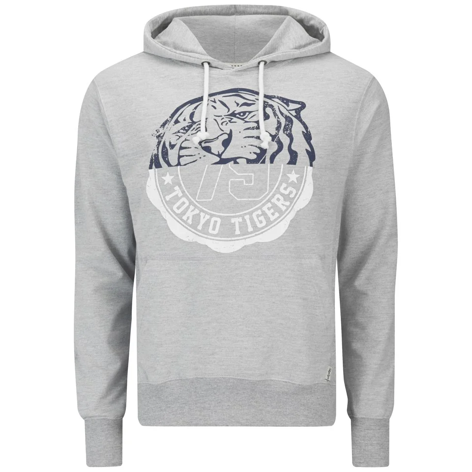 Tokyo Tigers Men's Ducos Hoody - Grey Marl - S - Grau Bild 1