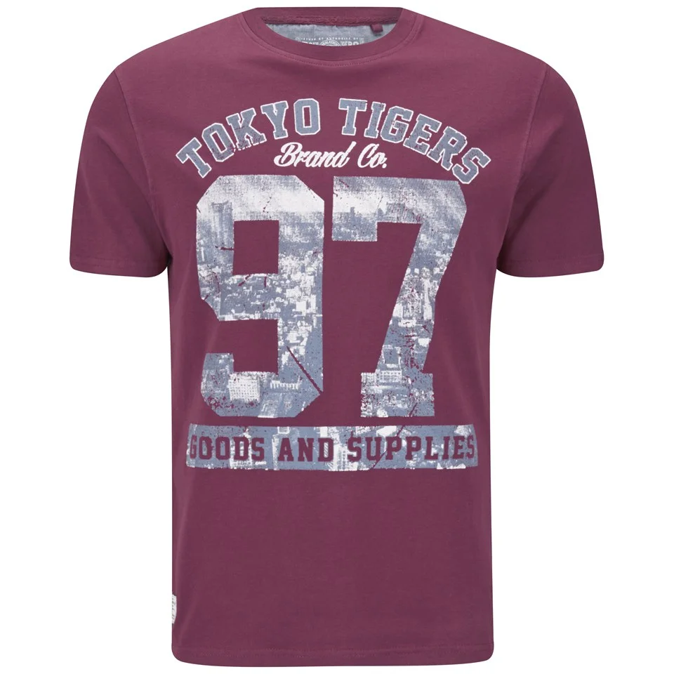 Tokyo Tigers Men's Klecko T-Shirt - Claret - S - Rot Bild 1