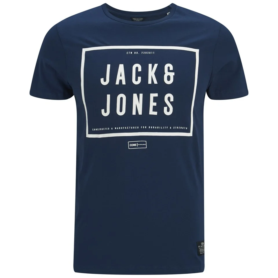 Jack & Jones Men's Core Fresh T-Shirt - Dress Blues - S - Blau Bild 1