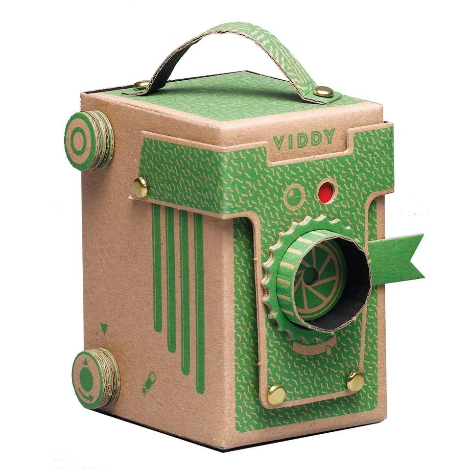 Viddy Pop Up Pinhole Camera Kit - Green Bild 1