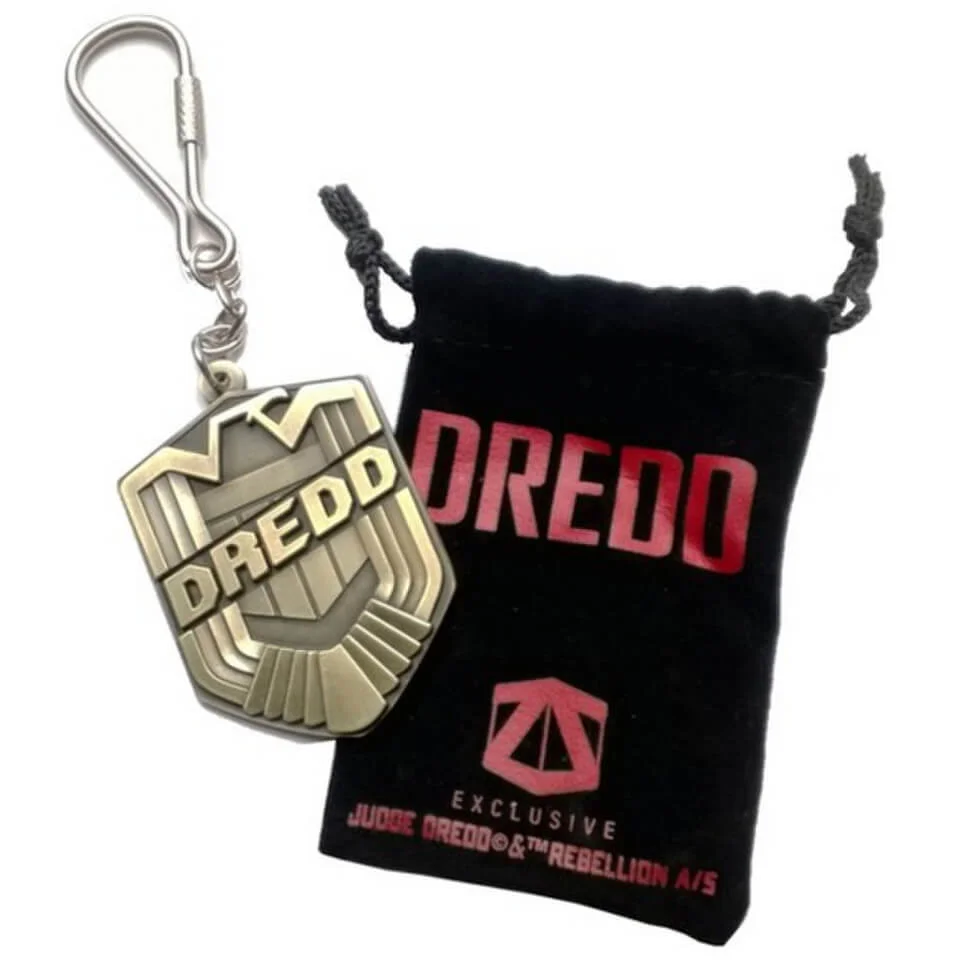 Judge Dredd Zavvi Exclusive Badge Key Chain Bild 1