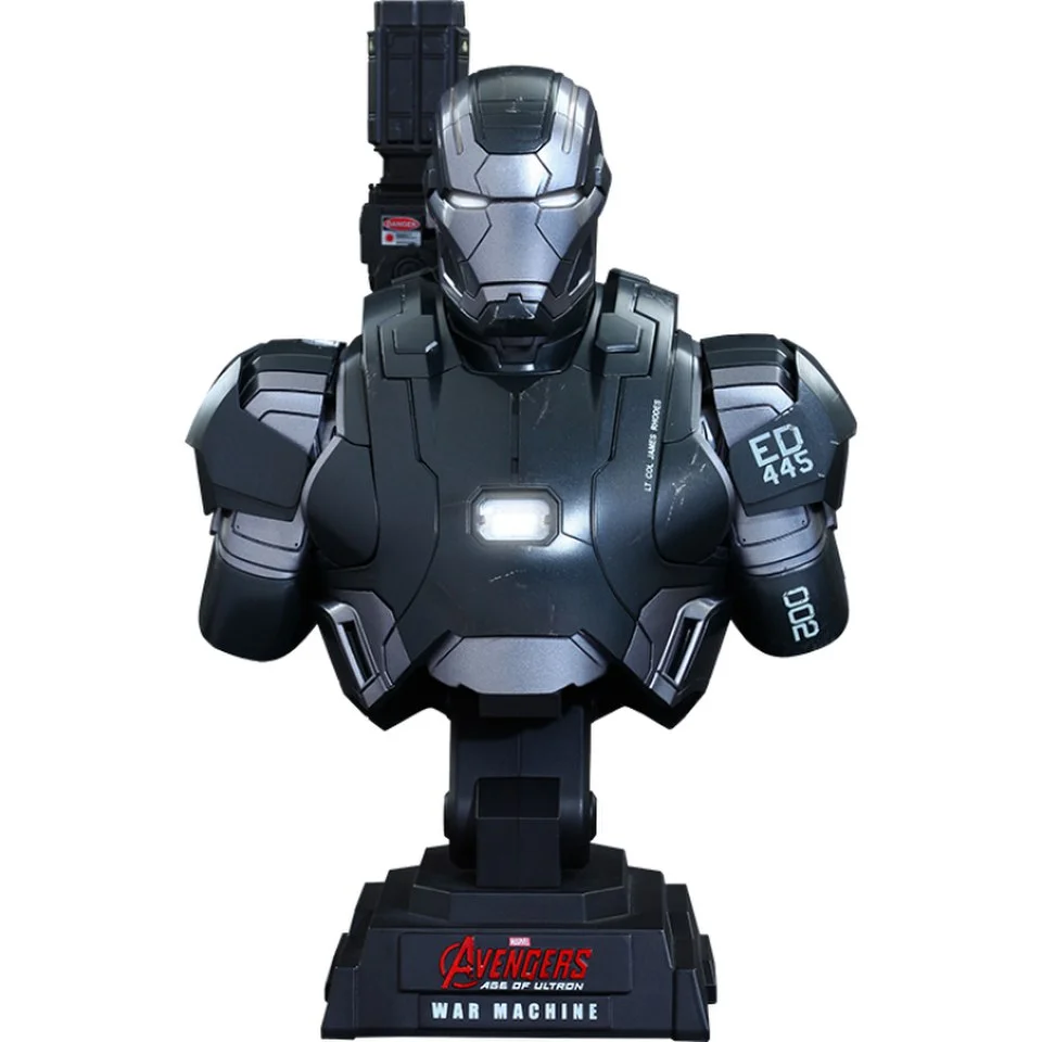 Hot Toys Marvel Age of Ultron War Machine Mark II 1:4 Scale Bust Bild 1