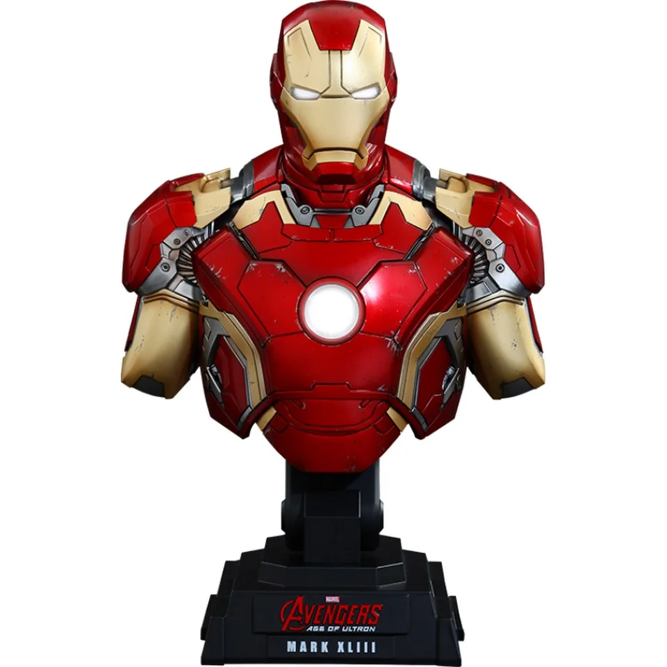 Hot Toys Marvel Age of Ultron Iron Man Mark XLIII 1:4 Scale Bust Bild 1