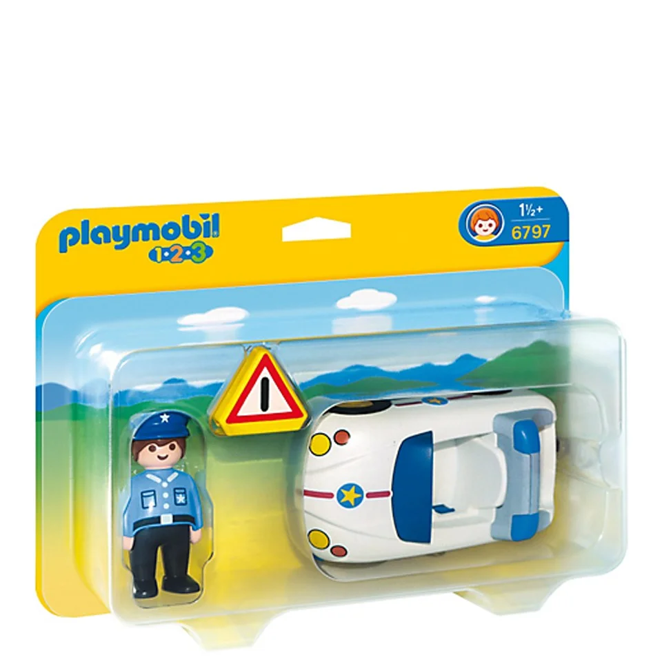 Playmobil 1.2.3 Police Car (6797) Bild 1