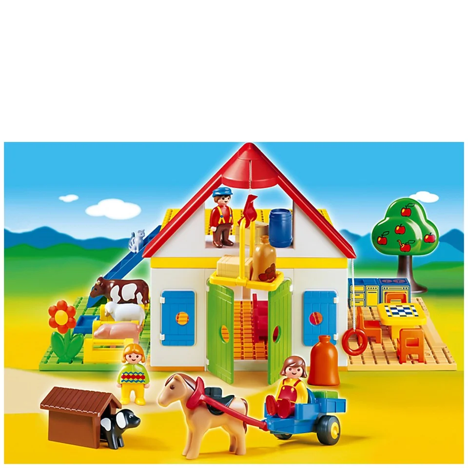 Playmobil 1.2.3 Large Farm (6750) Bild 1