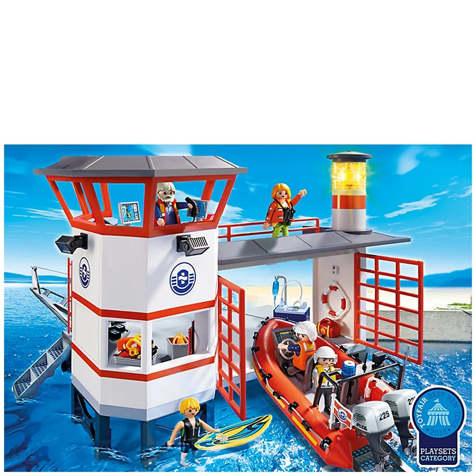 Playmobil Coast Guard Station with Lighthouse (5539) Bild 1