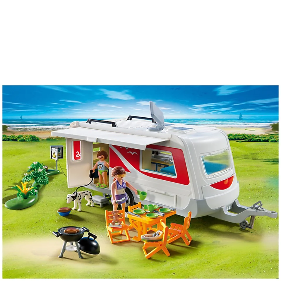 Playmobil Camping Family Caravan (5434) Bild 1