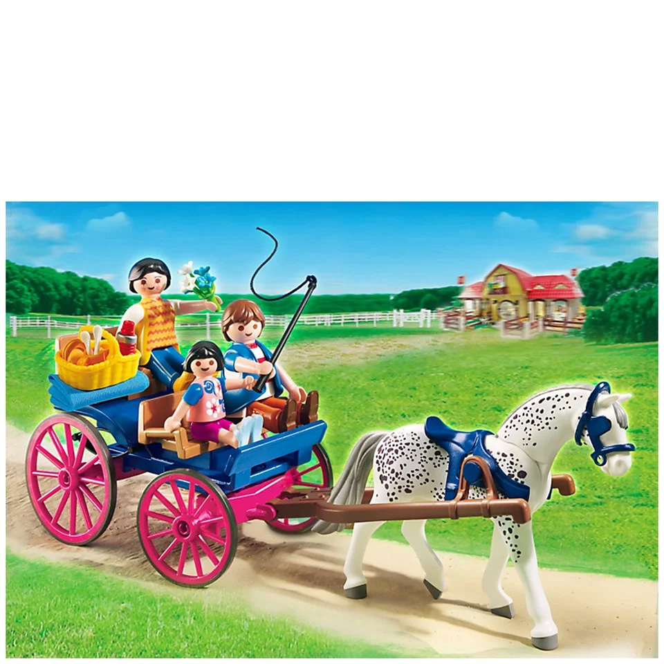 Playmobil Horse Farm Horse Drawn Carriage (5226) Bild 1