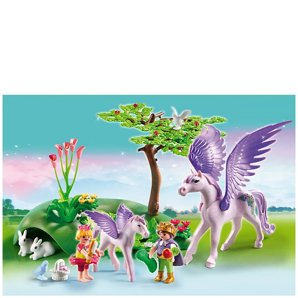 Playmobil Fairies Royal Children with Pegasus and Baby (5478) Bild 1