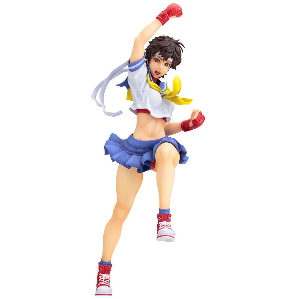 Kotobukiya Street Fighter Bishoujo Sakura PVC 1:7 Scale Statue Bild 1