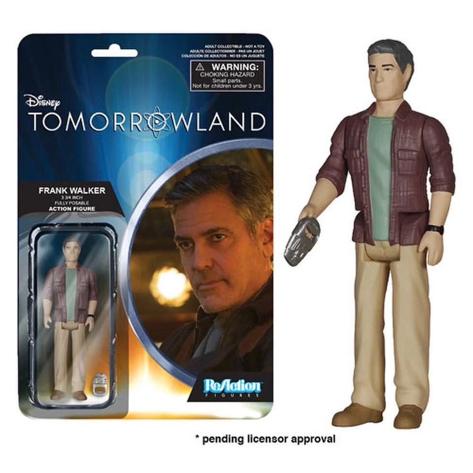 ReAction Disney Tomorrowland Frank Walker 3 3/4 Inch Action Figure Bild 1