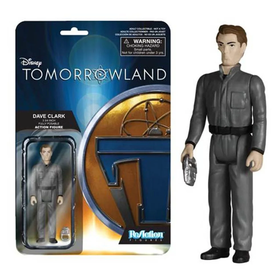 ReAction Disney Tomorrowland Dave Clark 3 3/4 Inch Action Figure Bild 1