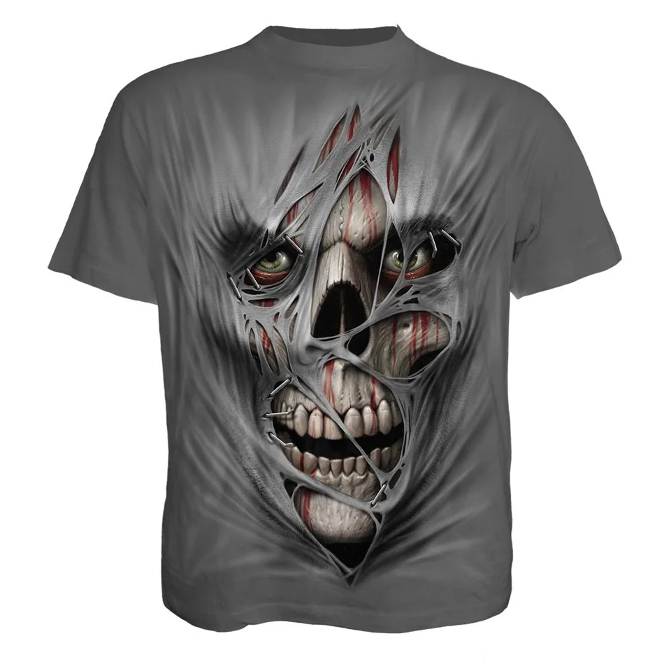 Spiral Men's STITCHED UP T-Shirt - Charcoal - L - Grau Bild 1