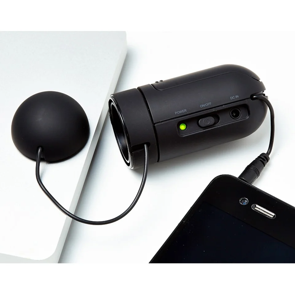 X-Vibe Innovative Vibration Speaker - Black Bild 1