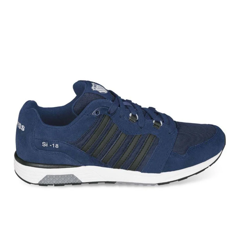 K-Swiss Men's Si-18 Low Top Trainers - Mood Indigo - UK 6 - Blau Bild 1