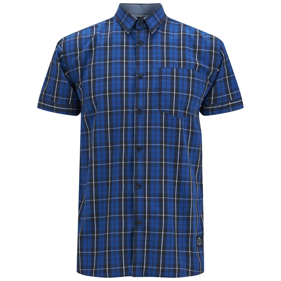 Jack & Jones Men's Roy Shirt - Turkish Sea - S - Blau Bild 1
