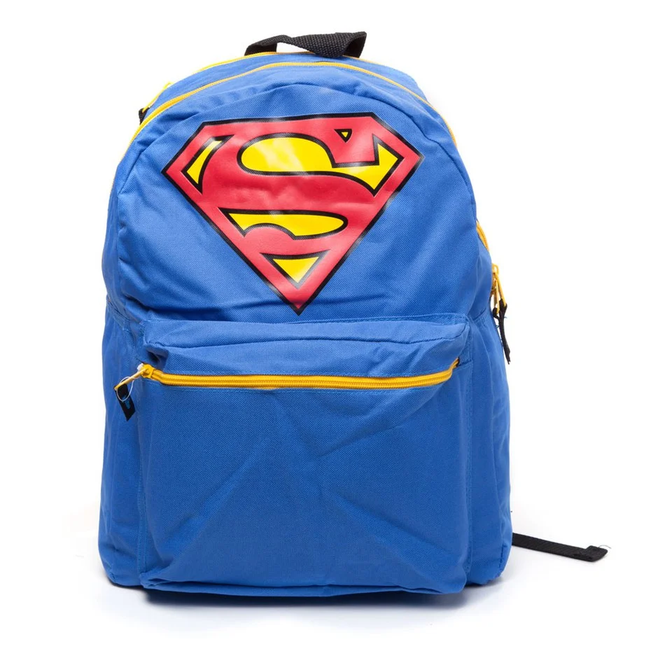 DC Comics Superman Big Logo Novelty Red Cape Backpack Bild 1