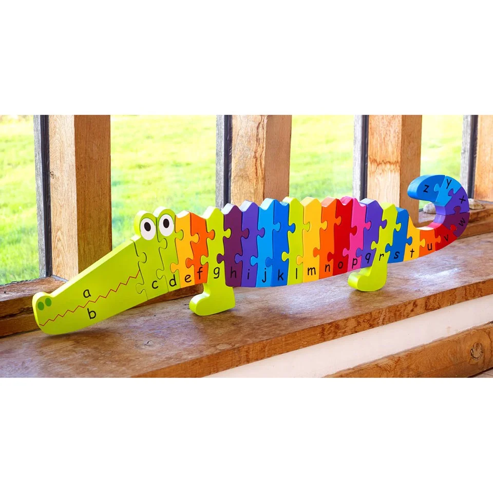 Orange Tree Toys Giant Crocodile Puzzle Bild 1