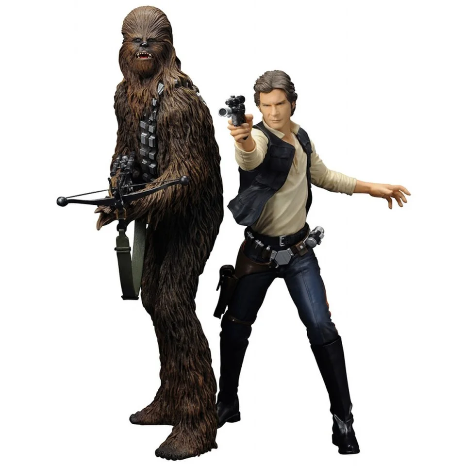 Kotobukiya Star Wars Han Solo and Chewbacca ArtFX+ 1:10 Scale Statue Bild 1