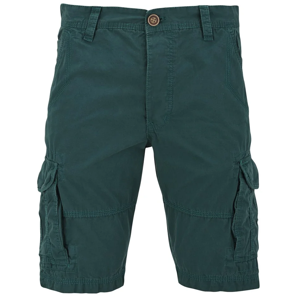 Threadbare Men's Fargo Cargo Shorts - Teal - S - Aquamarin Bild 1