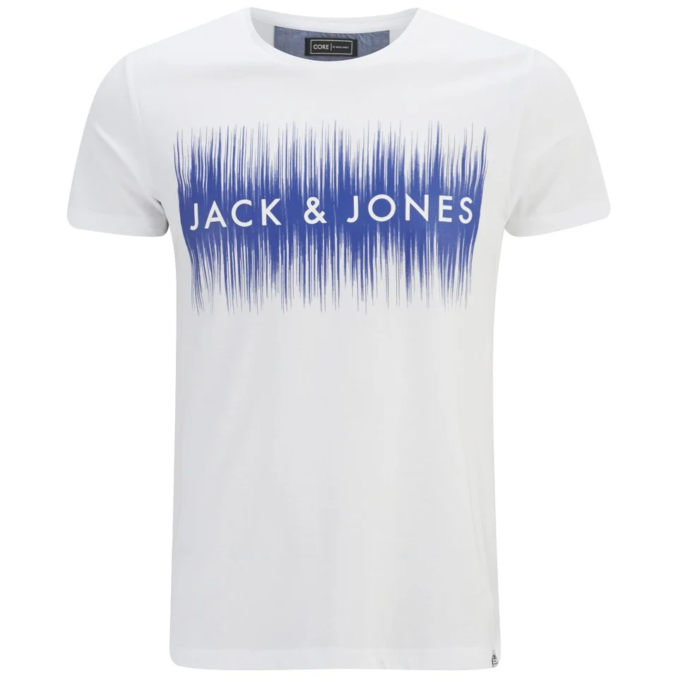Jack & Jones Men's Many T-Shirt - White - M - Weiß Bild 1