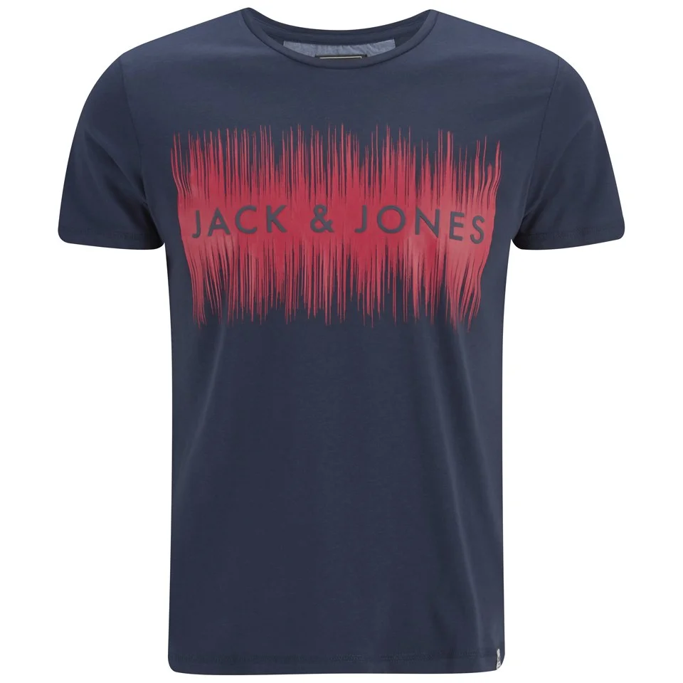 Jack & Jones Men's Many T-Shirt - Dress Blue - M - Blau Bild 1