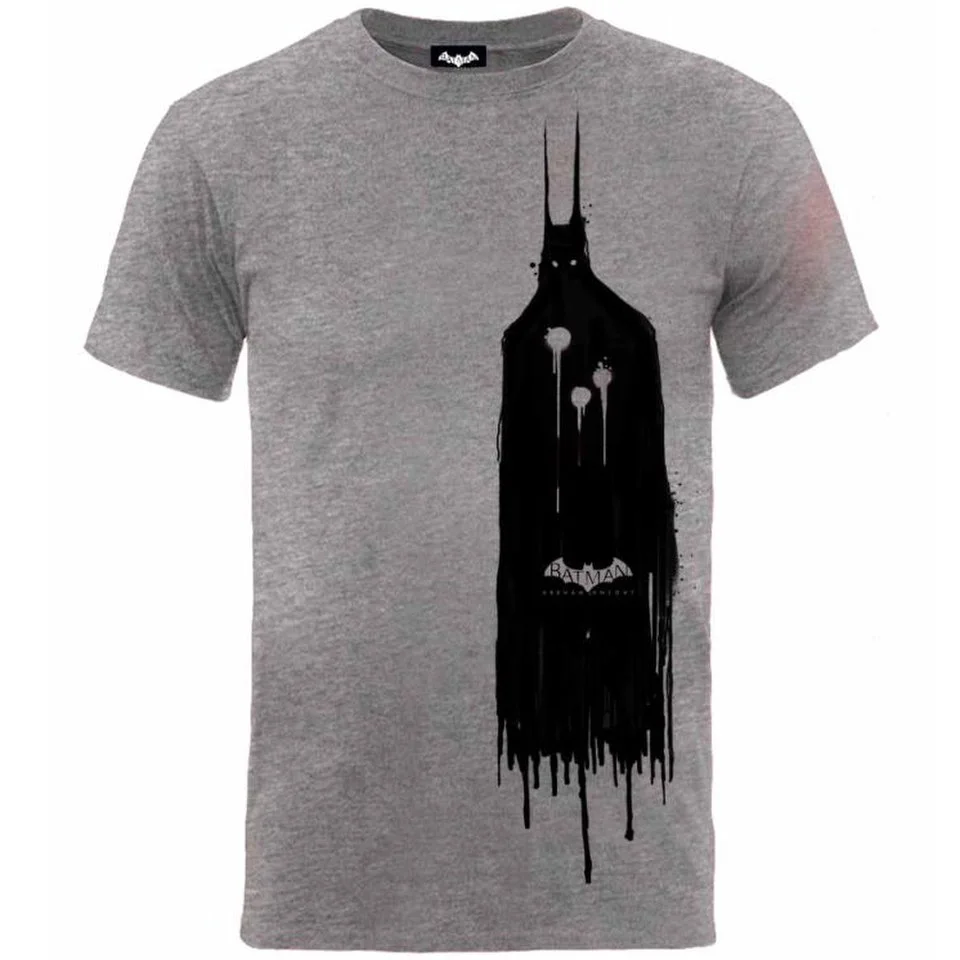 Zavvi Exclusive DC Comics Arkham Knight Batman Sketch T-Shirt - Grau - S - Grau Bild 1