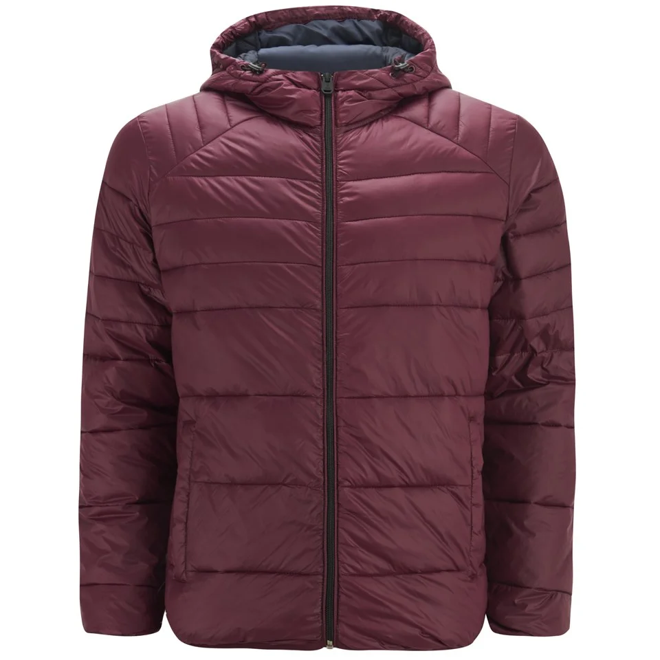 Jack & Jones Men's Core Baron Puffer Jacket - Burgundy - L - Bordeauxrot Bild 1