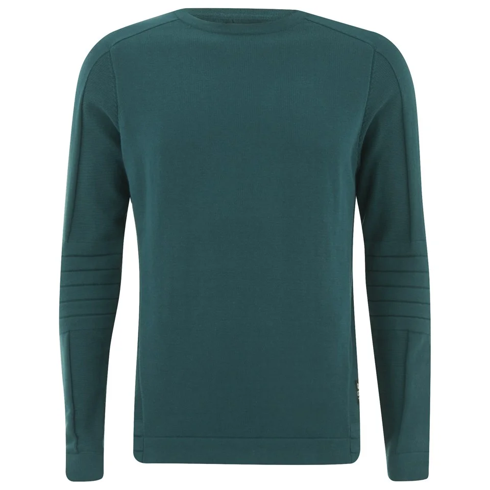 Jack & Jones Herren Strick Pullover Rundhals HOLDEN - Teal - L - Grün Bild 1