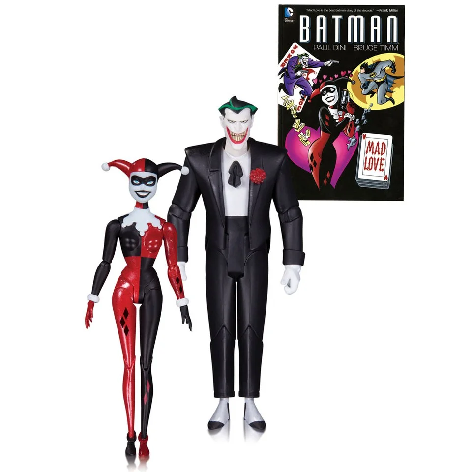 DC Collectibles DC Comics Batman The Animated Series Joker and Harley Quinn Made Love 2-Pack Action Figures Bild 1