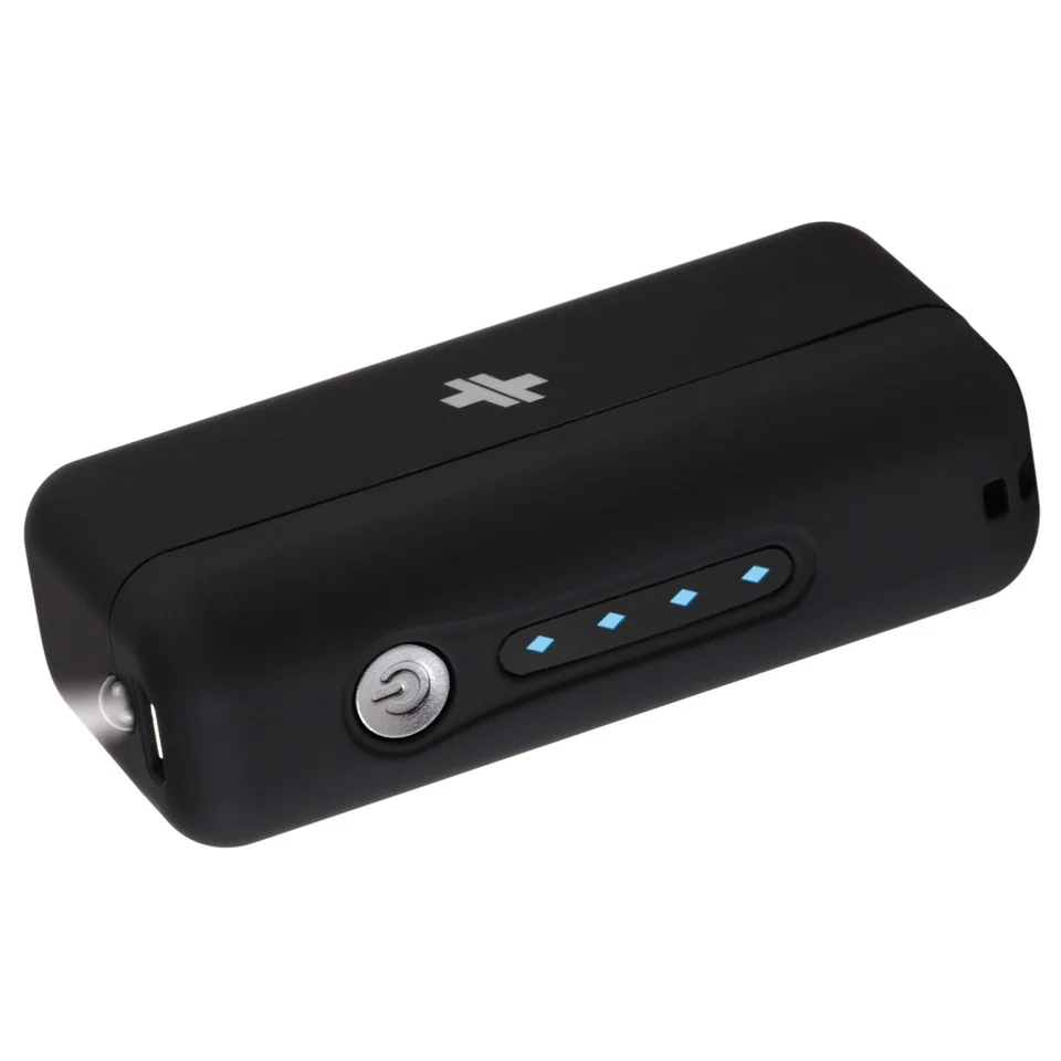 Swiss Mobility Universal Powerpack 2800mAh Akku für iOS, Android & USB-Geräte (mit Taschenlampe) – Schwarz Bild 1