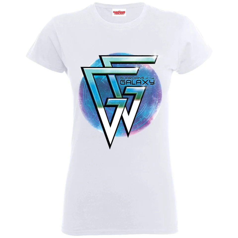 Marvel Women's Guardians of the Galaxy Logo T-Shirt - White - S - Weiß Bild 1