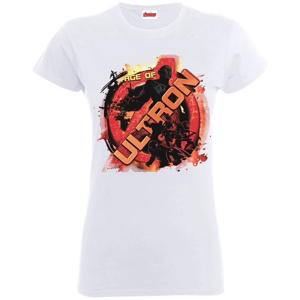Marvel Women's Avengers Age of Ultron T-Shirt - White - S - Weiß Bild 1