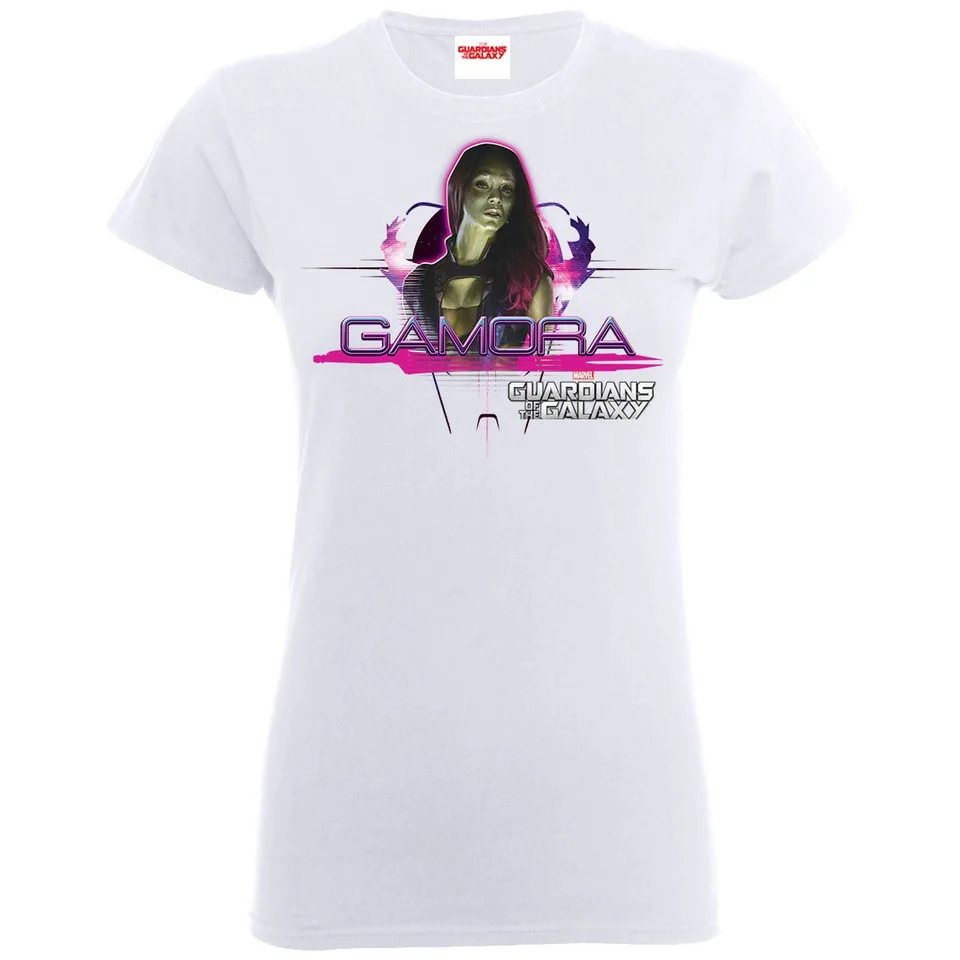 Marvel Women's Guardians of the Galaxy Gamora T-Shirt - White - S - Weiß Bild 1