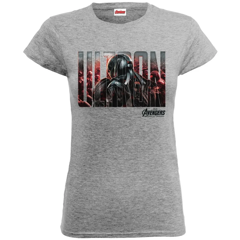 Marvel Women's Avengers Age of Ultron Ultron T-Shirt - Heather Grey - S - Grau Bild 1