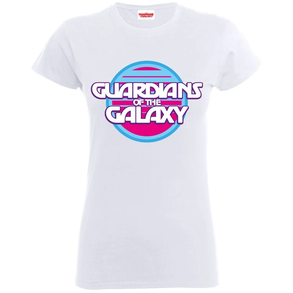 Marvel Women's Guardians of the Galaxy Circle Logo T-Shirt - White - S - Weiß Bild 1