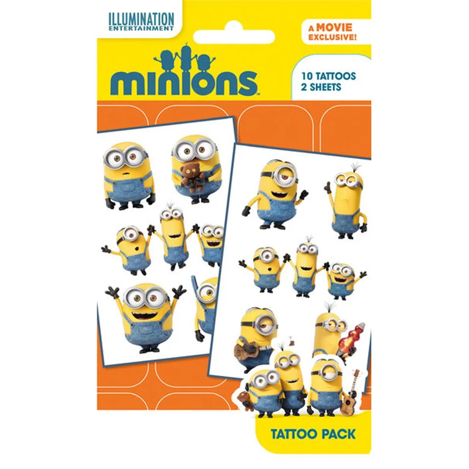 Minions Mix 1 Tattoo Pack Bild 1