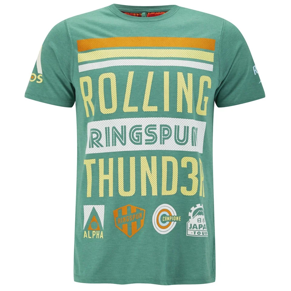 Ringspun Men's Smoke T-Shirt - Green Marl - S - Grün Bild 1
