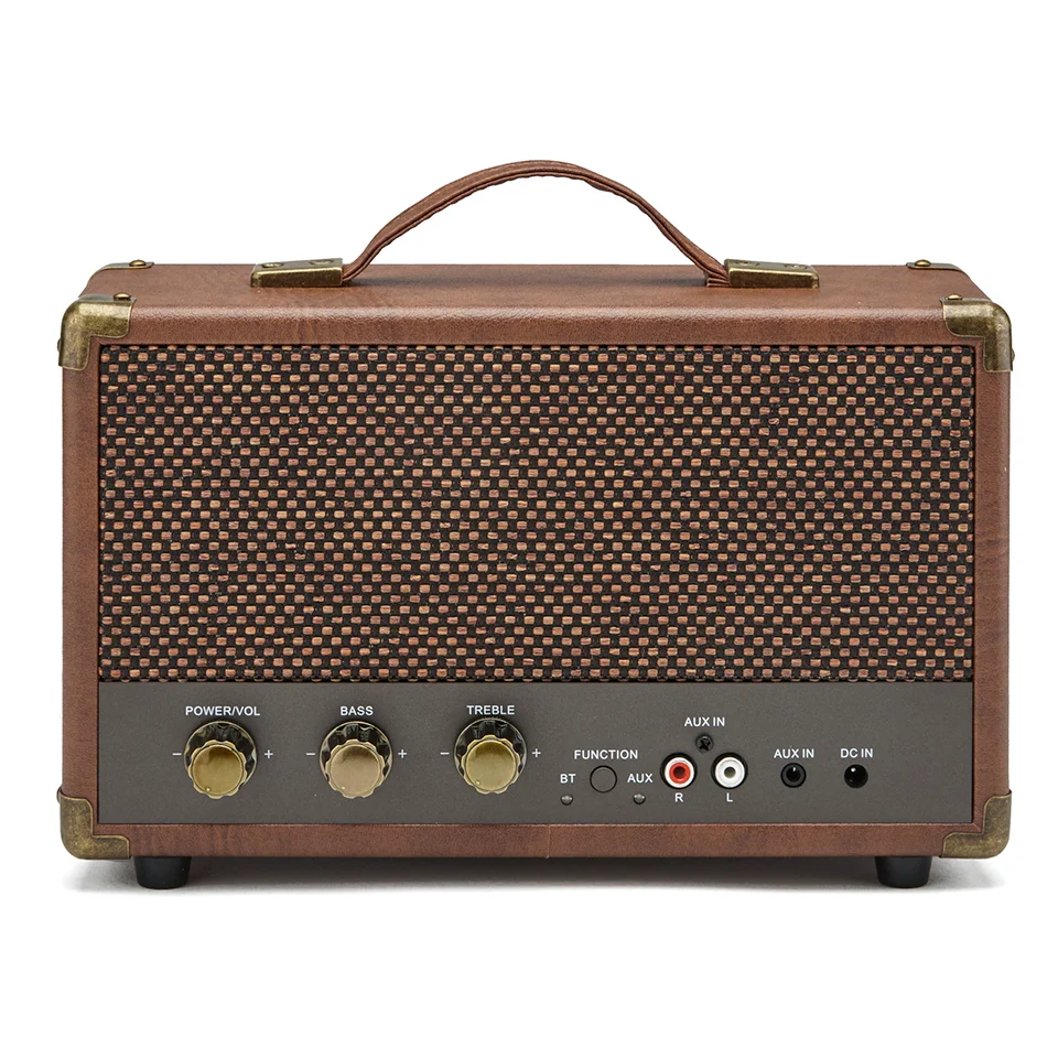 GPO Retro Westwood Bluetooth Speaker - Brown Bild 1