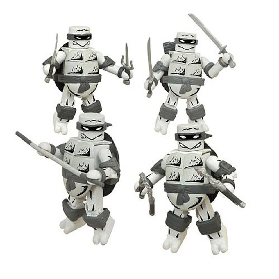 Teenage Mutant Ninja Turtles Mirage Black and White San Diego Comic Con 2015 Exclusive Minimates Box Set Bild 1