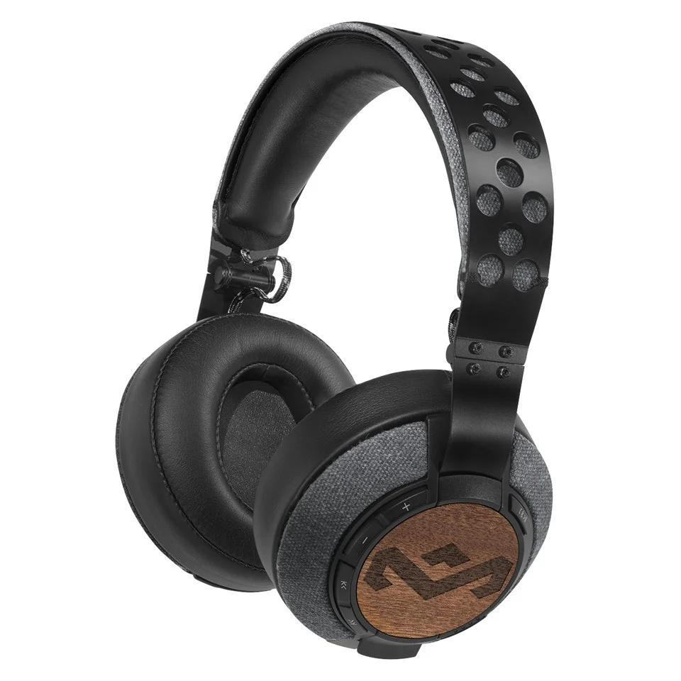The House of Marley Liberate XL Bluetooth Headphones (Includes Detachable 3 Button In-Line Remote & Mic) - Midnight Bild 1