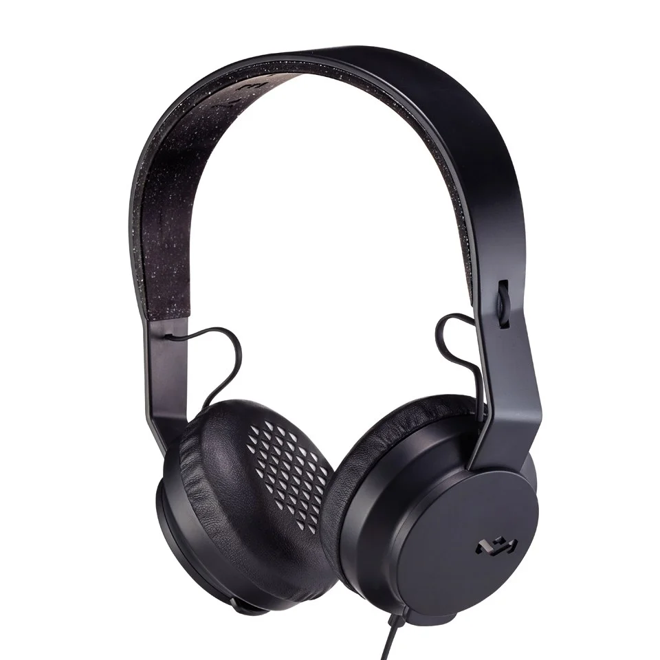 The House of Marley Roar Headphones (Includes In-Line 1 Button Mic) - Black Bild 1