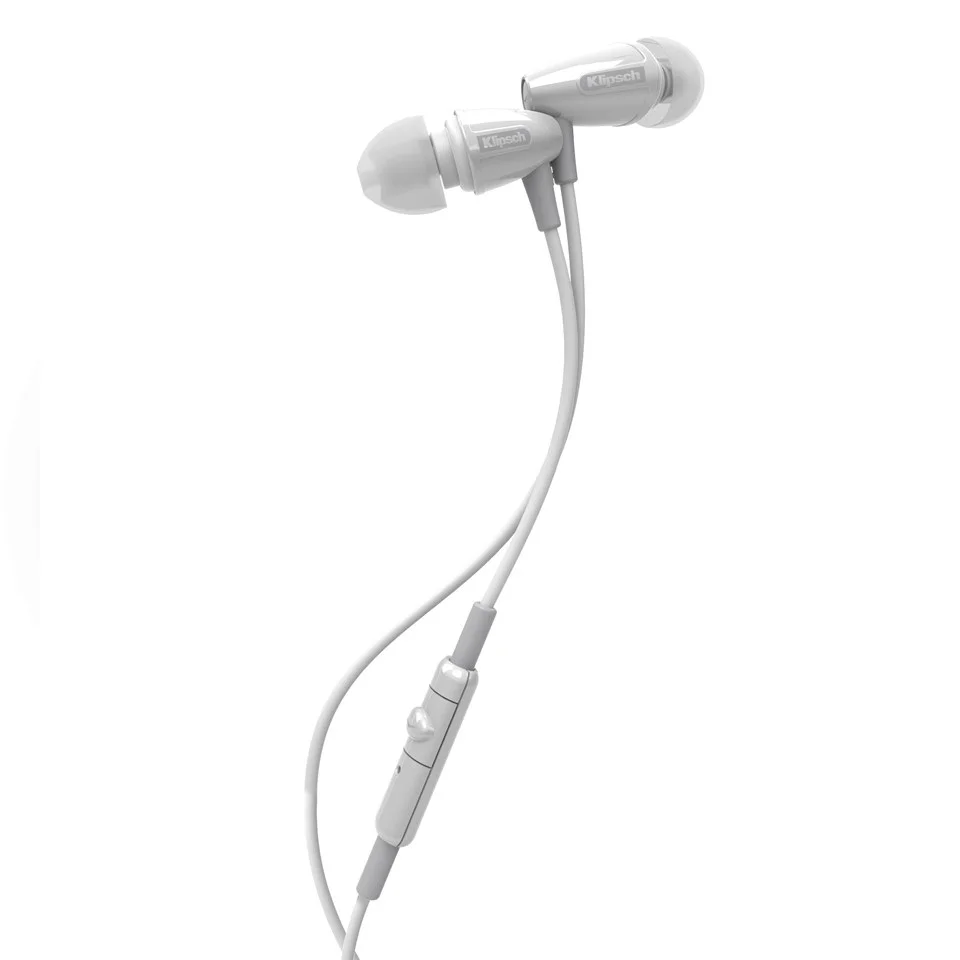 Klipsch S3M Image Earphones Inc In-line Remote & Mic - White Bild 1
