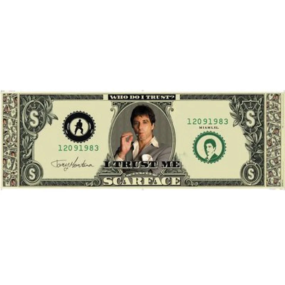 Scarface Dollar - 21 x 59 Inches Door Poster Bild 1