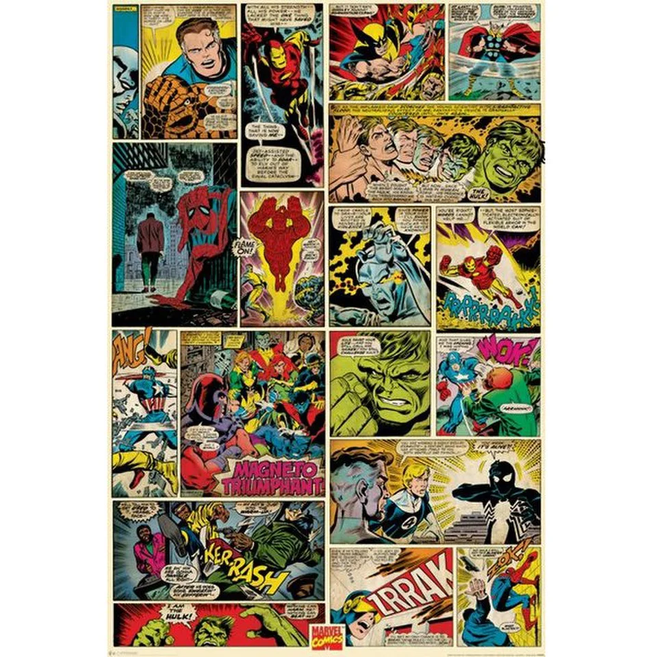 Marvel Comics Comic Panels - 24 x 36 Inches Maxi Poster Bild 1