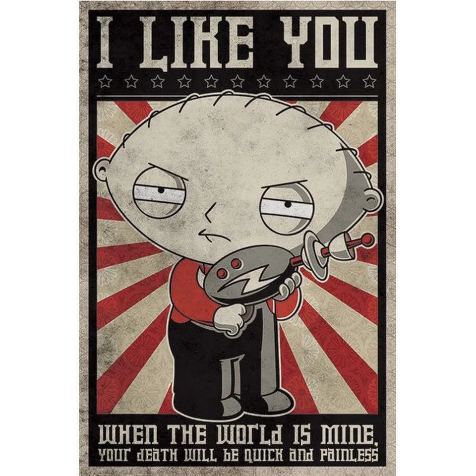 Family Guy Stewie Propaganda - 24 x 36 Inches Maxi Poster Bild 1